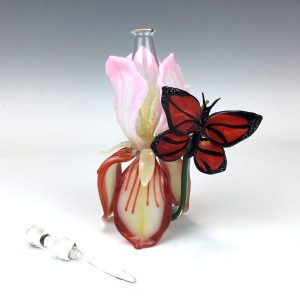 Iris &Monarch Butterfly Perfume Bottle – Loy Allen